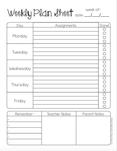 Student Planner Template New Product Student Planner Pages