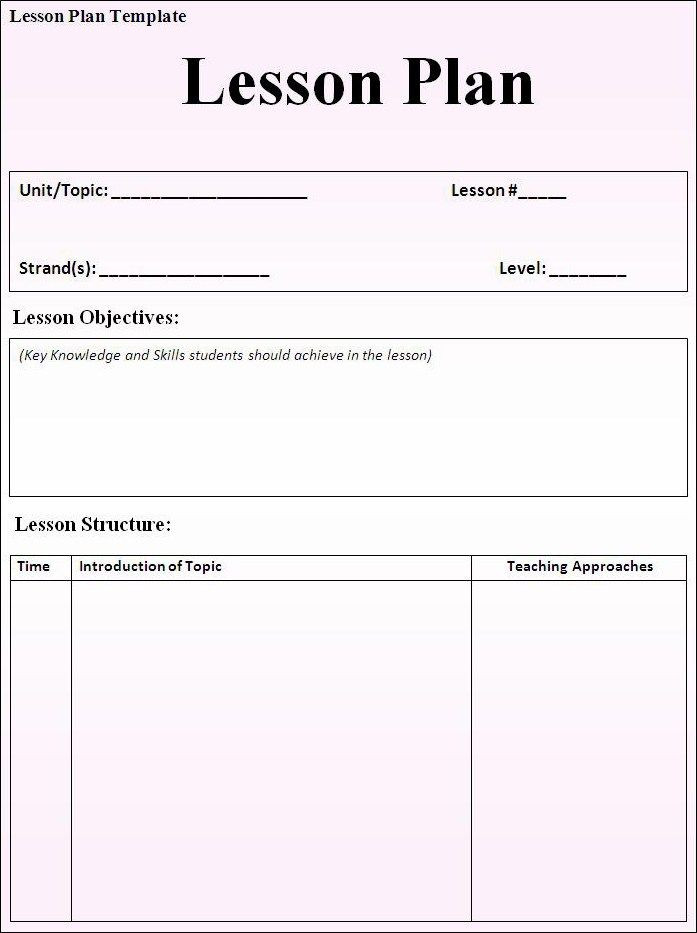 20 Substitute Teacher Lesson Plans Template