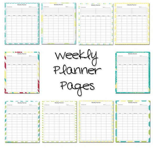 Teacher Lesson Plan Book Template Lawteedah Weekly Lesson Planner Printable