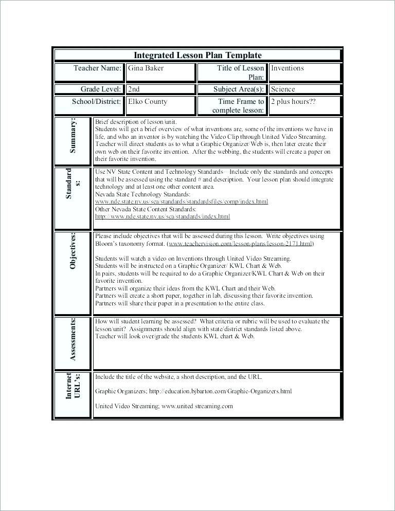 20 Teaching Strategies Lesson Plan Template Simple Template Design