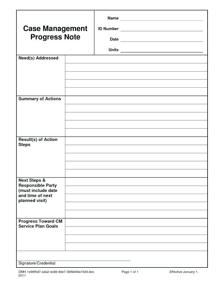 Treatment Plan Template Word Template Patient Notes Word C Typename