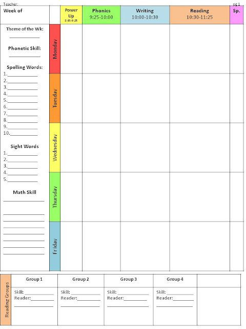 20 Unit Planner Template For Teachers 