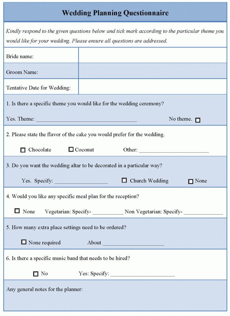 Wedding Planner Questionnaire Template Pin by Agatha isaac On Wedding Things