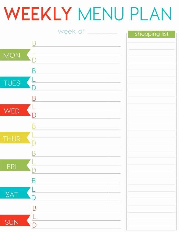 Weekly Meal Plan Template Word Pin On Project Work Plan Templates
