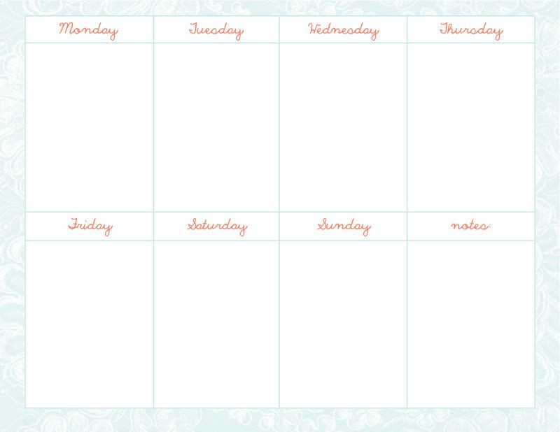 Weekly Monthly Planner Template Pin by Paula T On Planner Inserts