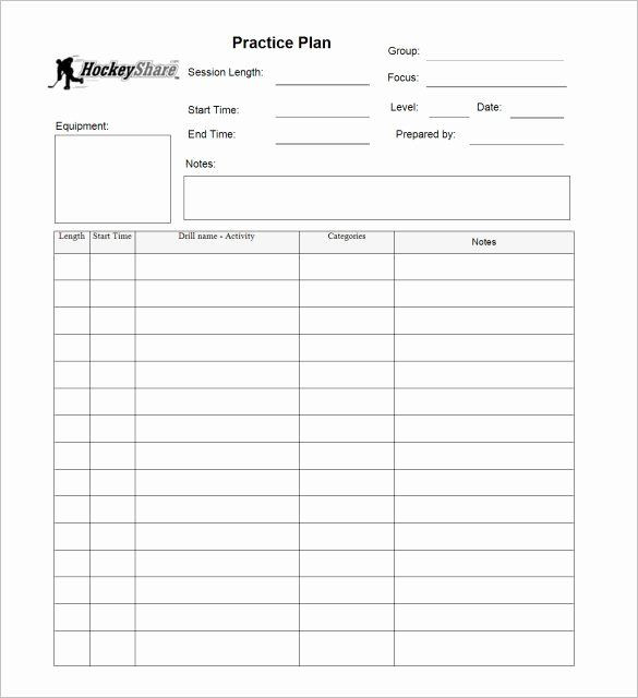 Youth Basketball Practice Plan Template High School Football Practice Schedule Template Luxury 25