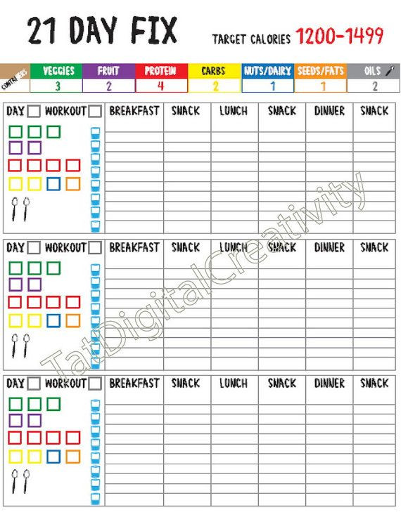 21 Day Meal Plan Template 21 Day Meal Plan for Vegan T 1500 Calories Tracker Meal