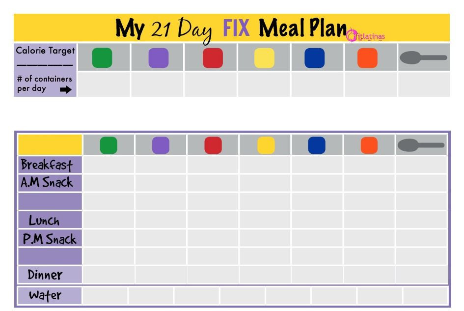 21 Day Meal Plan Template Fix Meal Plan1 945633