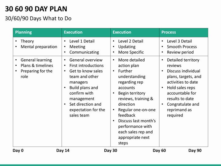 30 Day Action Plan Template 30 60 90 Plan Template Beautiful 30 60 90 Day Sales Plan