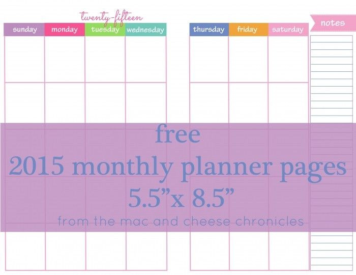5 5 X 8 5 Planner Template 5 5 X 8 5 Planner Template Fresh Free Printable Planner 5 5