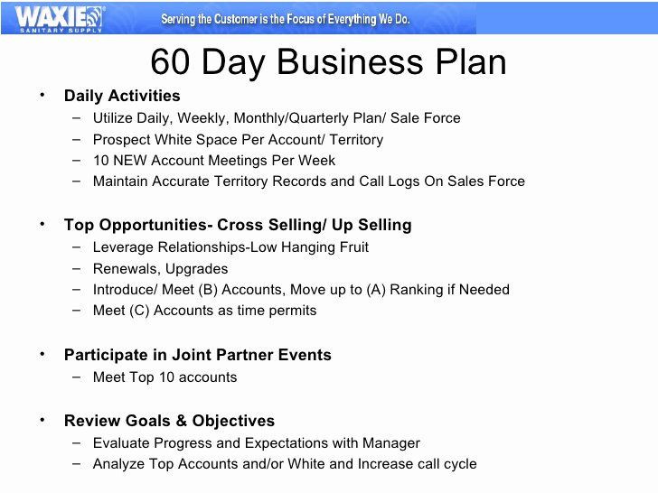 90 Day Entry Plan Template Sales Territory Plan Template Elegant 30 60 90 Business Plan