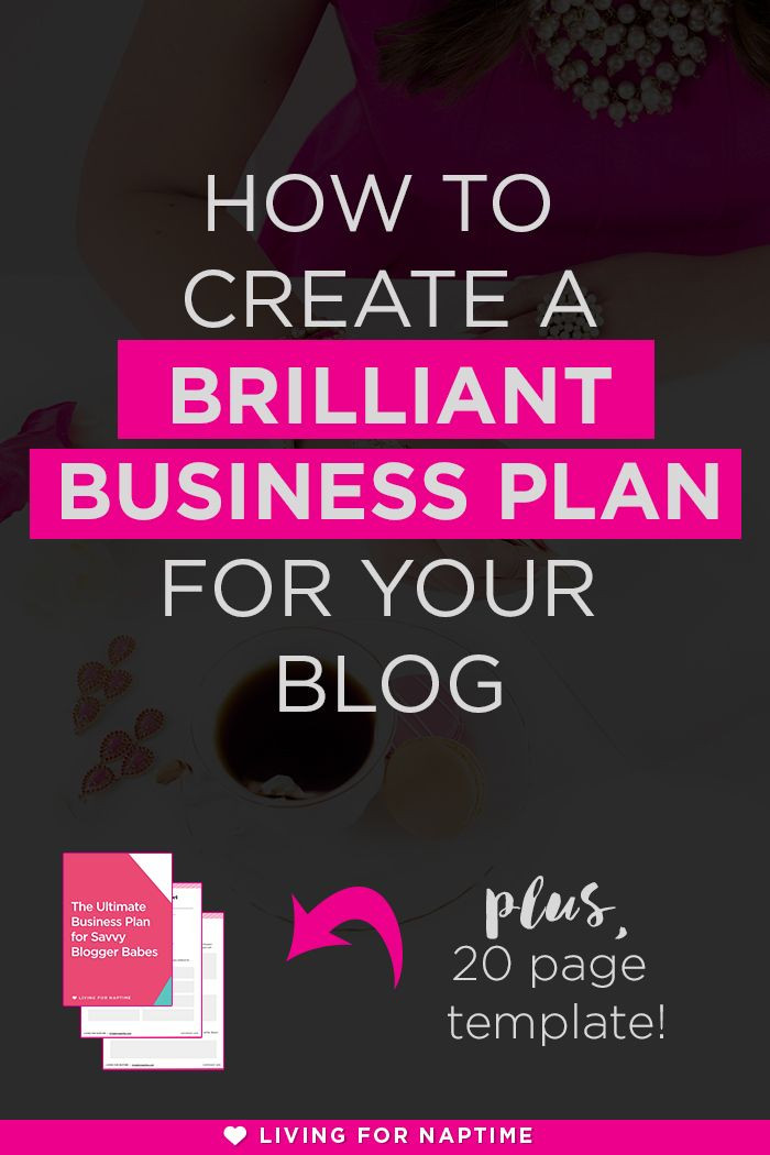 Blog Business Plan Template How to Create A Business Plan for Your Blog 20 Page