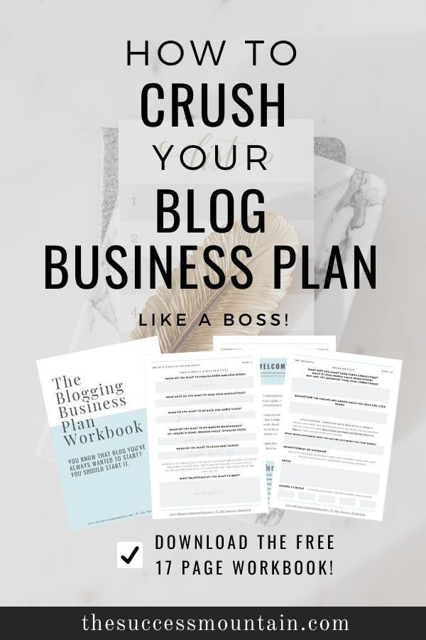 Blog Business Plan Template How to Crush Your Blog Business Plan Like A Boss Free