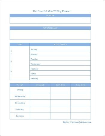 Blog Planner Template New Tpm Weekly Blog Planner now Customizable
