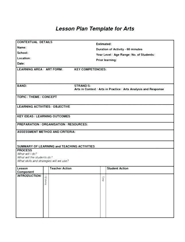 Bloom Taxonomy Lesson Plan Template Bloom S Taxonomy Lesson Plan Template Unique Revised