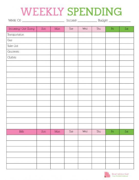 Budget Planner Template Printable How to Save Money Using A Calendar