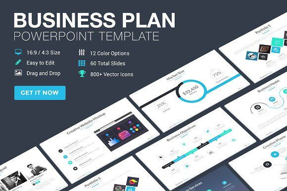 Business Plan Ppt Template Free Business Plan Powerpoint Template by Slidepro On