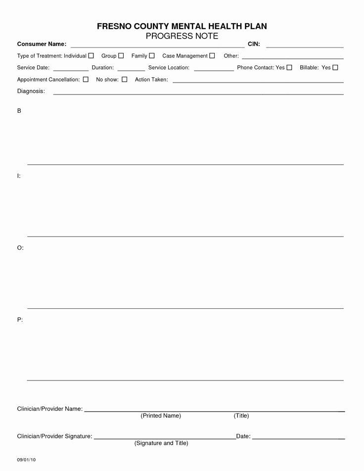 Case Notes Social Work Template