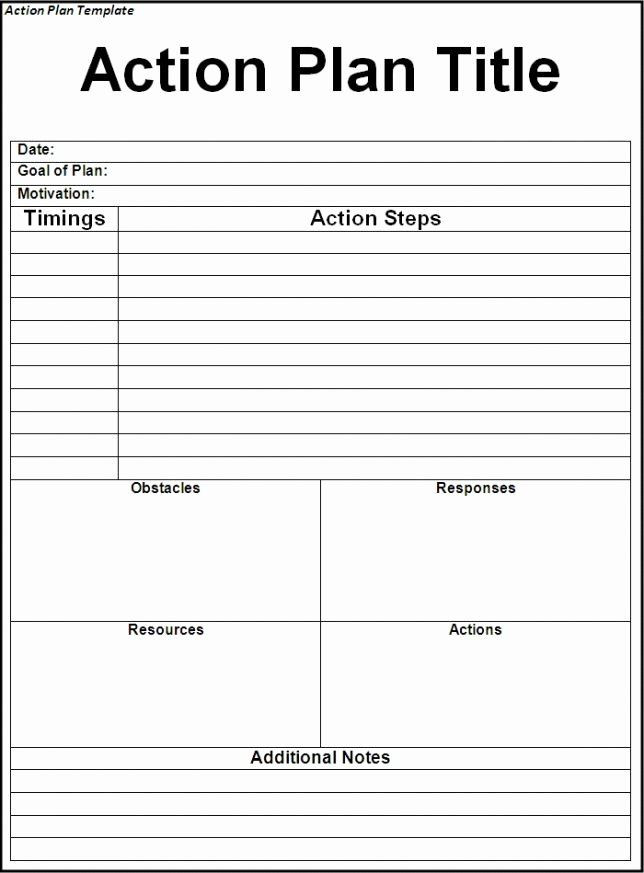 Case Management Service Plan Template Sales Action Plan Template Excel Fresh 10 Effective Action