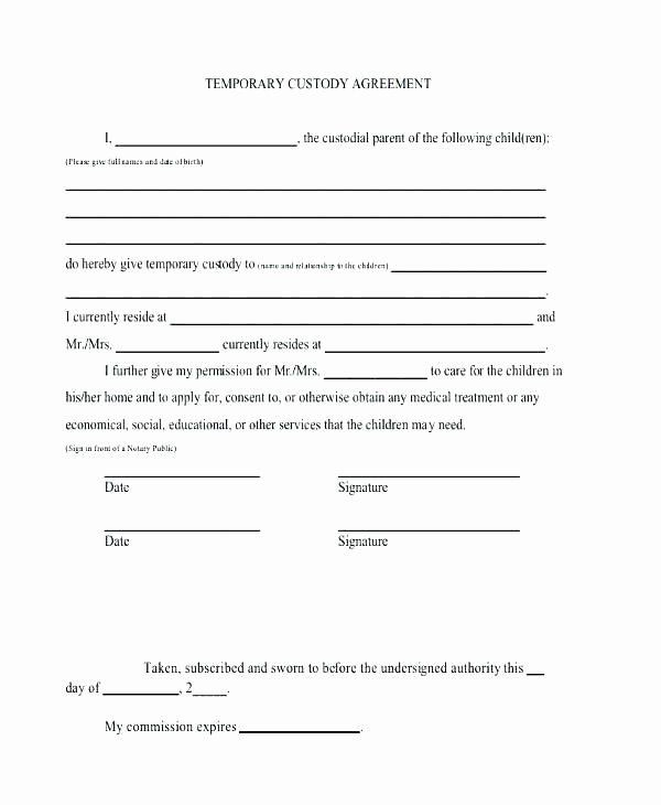 Co Parenting Plan Template Long Distance Parenting Plan Template Best Temporary