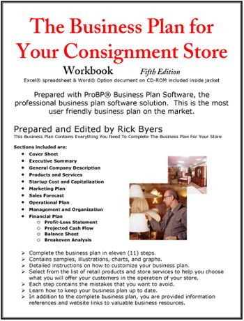 consignment store business plan pdf