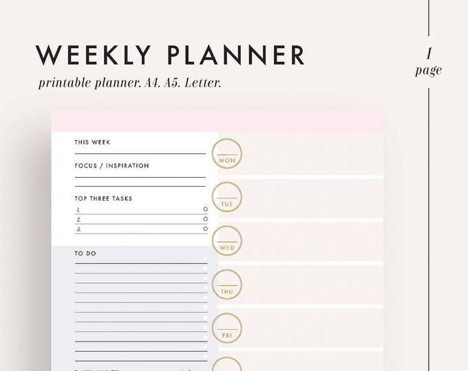 Daily Planner Template 2017 Daily Planner Printable Daily to Do List Planner Insert