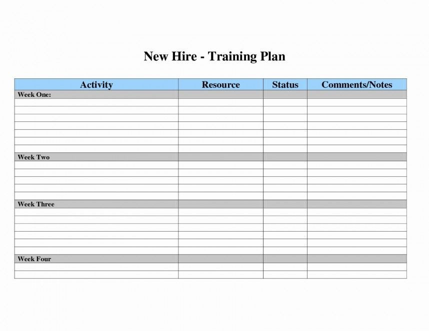 Employee Training Plan Template Excel 005 Workout Plan Template Excel Templates 20training