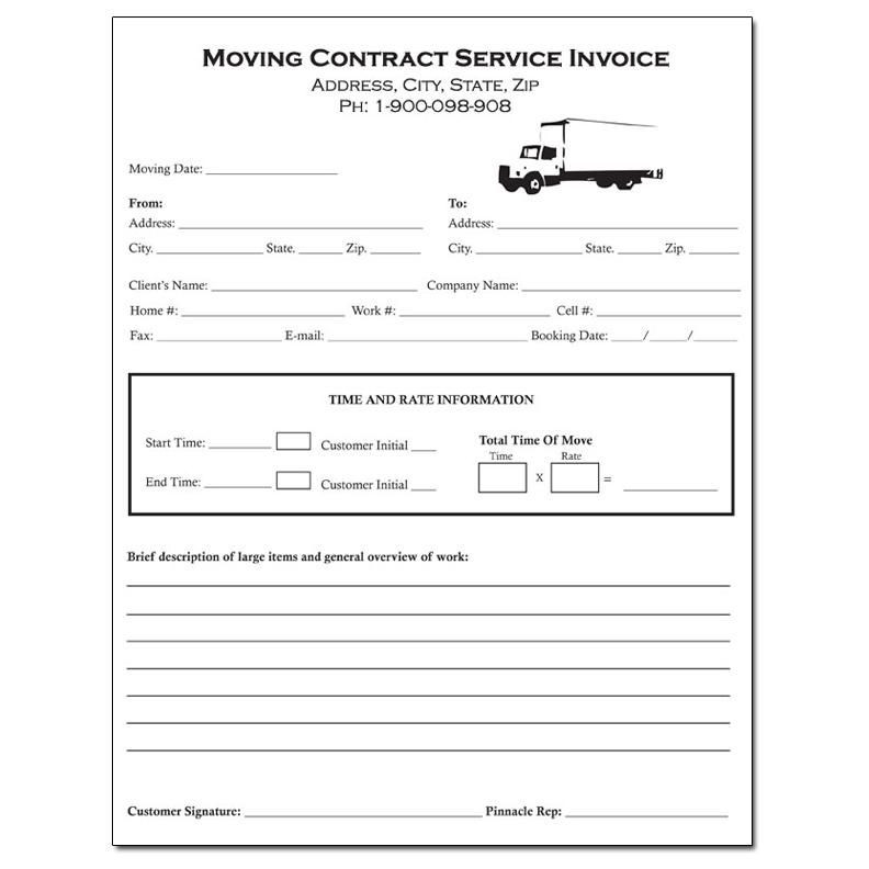 Event Planner Invoice Template Moving Invoice Template