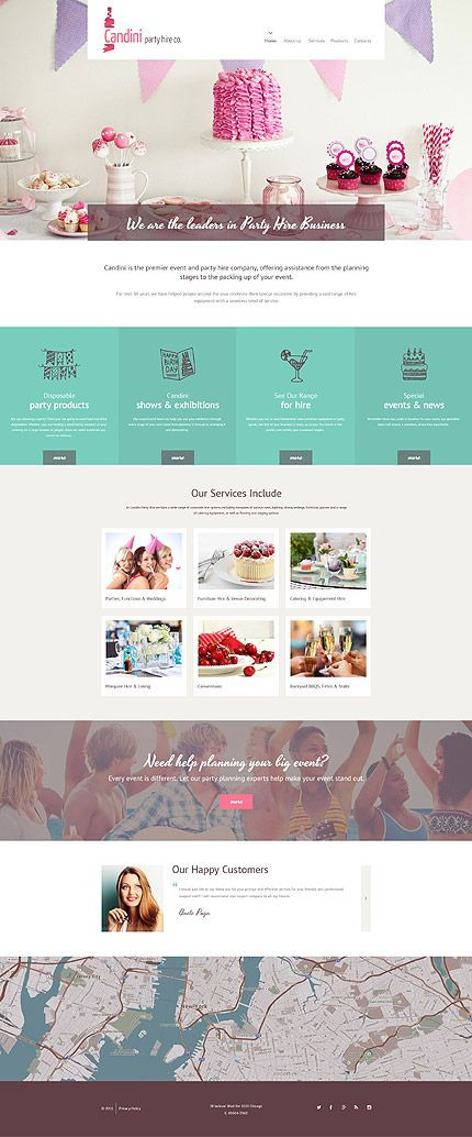 Event Planner Website Template Template Ensegna themes