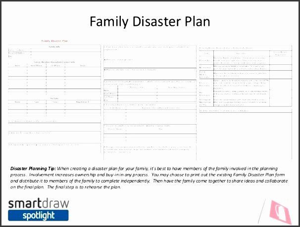 Family Disaster Plan Template Family Disaster Plan Template Elegant 9 Family Emergency