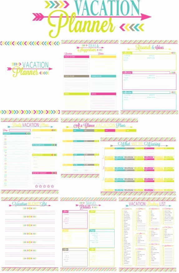 Family Vacation Planner Template Family Vacation Planner Template In 2020