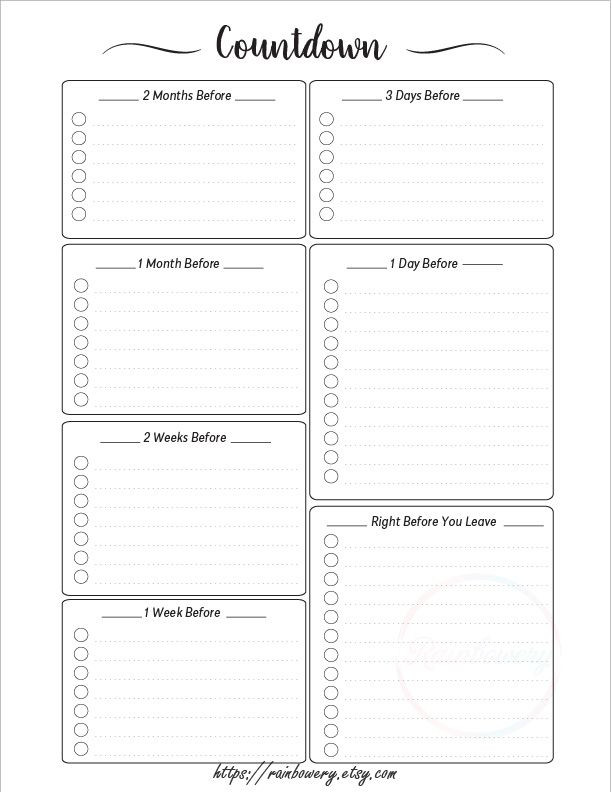 Family Vacation Planner Template Vacation Planner Printable Template Travel Planner