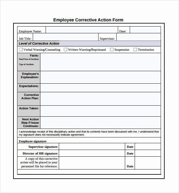Free Corrective Action Plan Template Employee Engagement Action Planning Template Inspirational