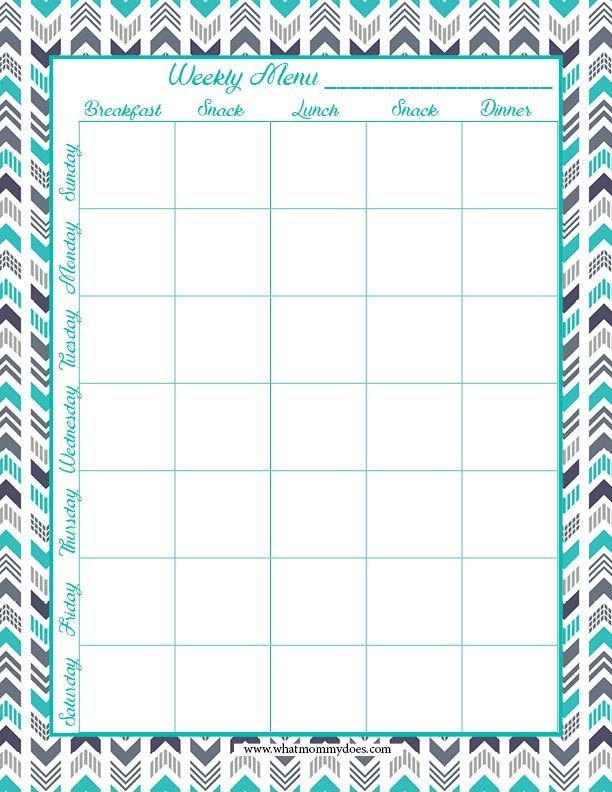 Free Meal Planner Template Download Free Printable Weekly Meal Planning Templates and A Week S