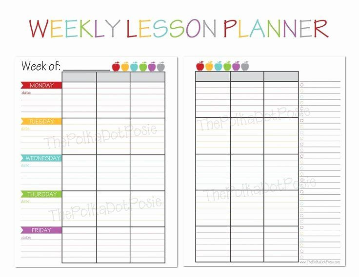 Free Teacher Planner Template Teacher Day Plan Template Lovely Free Weekly Lesson Plan