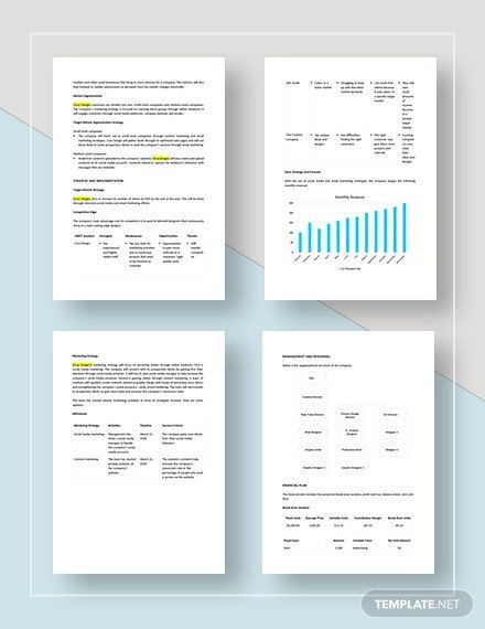 Marketing Plan Template Google Docs Digital Marketing Plan Template Word Google Docs