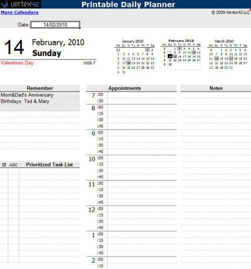 Microsoft Excel Daily Planner Template Useful Microsoft Word &amp; Microsoft Excel Templates Hongkiat