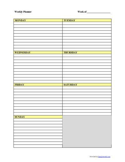 Microsoft Word Daily Planner Template Day Planner Template Word Fresh Weekly Planner organizer