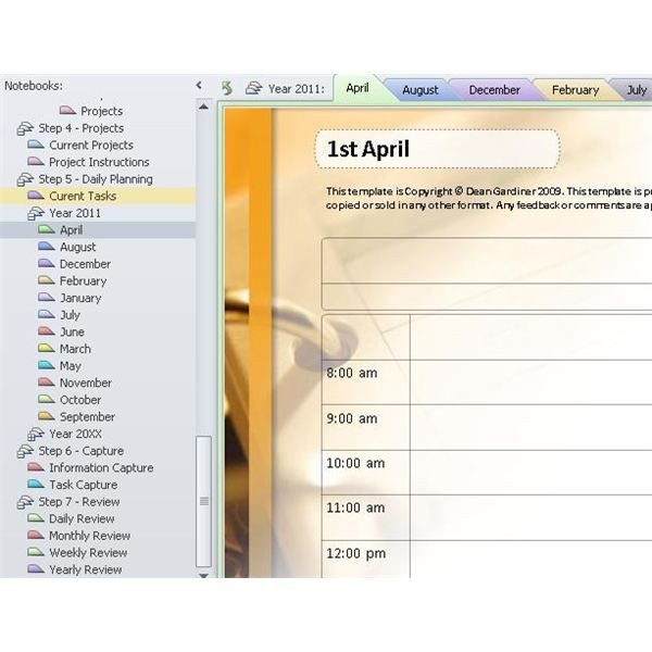 Onenote Daily Planner Template Choose A Daily Planner for Enote