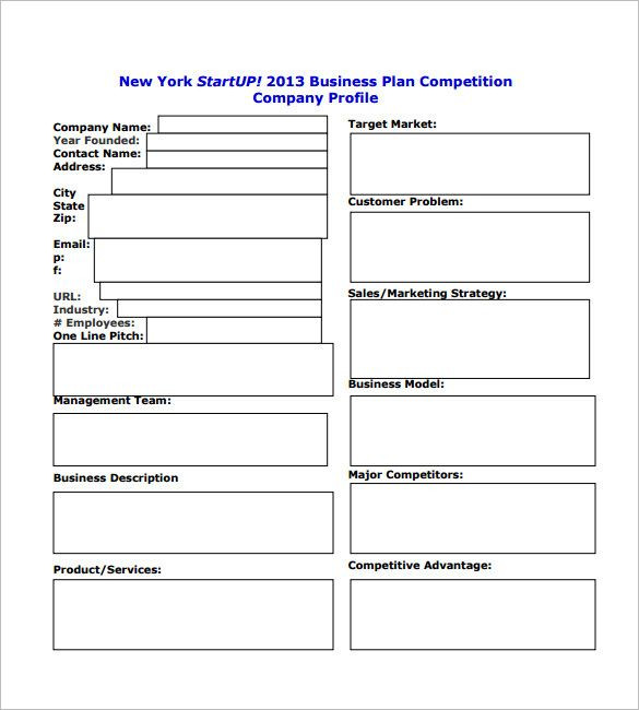 Personal Business Plan Template 6 Free Simple Business Plan Template