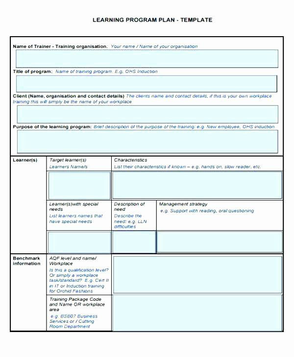 Personalised Learning Plans Template Personalized Learning Plan Template Elegant Individual
