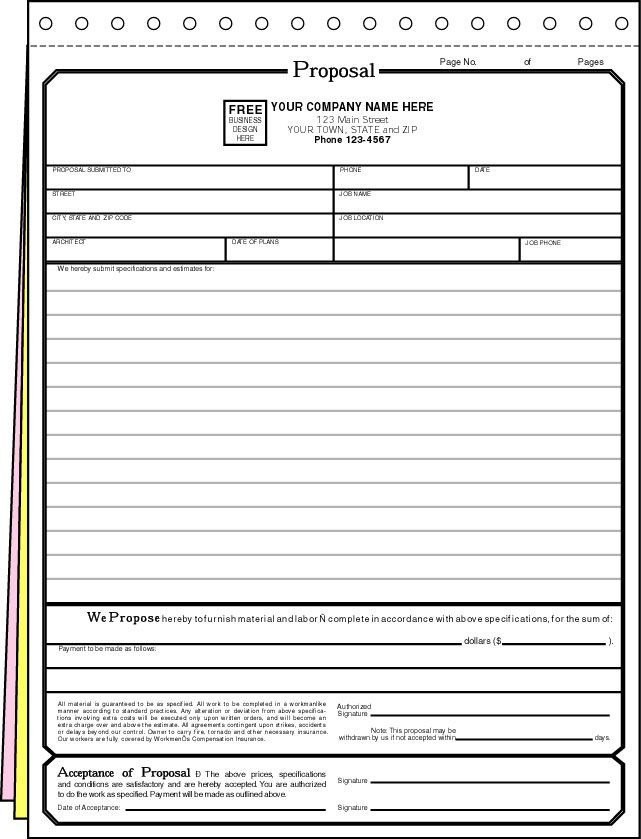 Printing Business Plan Template Proposal forms Personalized for Your Business at