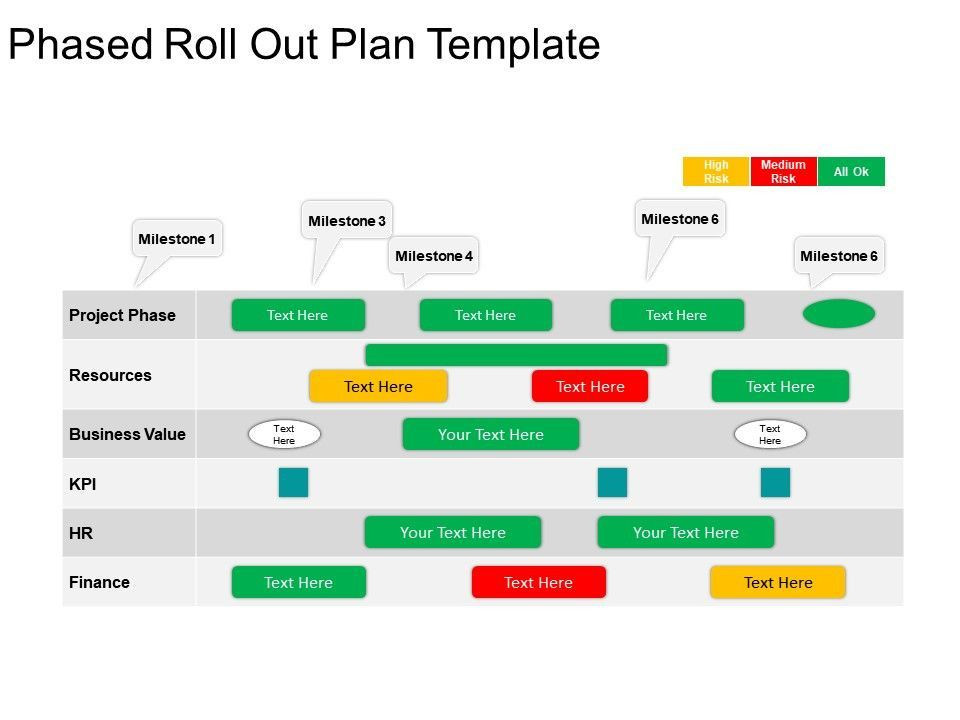 Project Rollout Plan Template