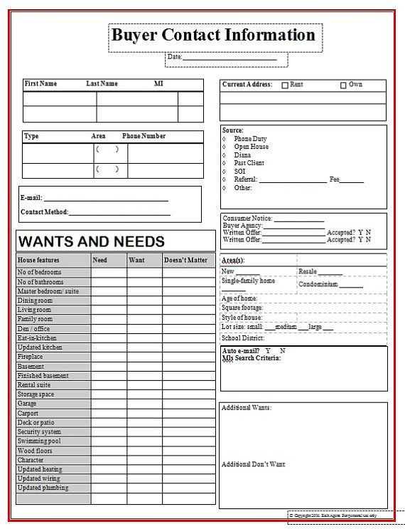 Real Estate Daily Planner Template Prospecting for Real Estate Kit Real Estate form Realtor