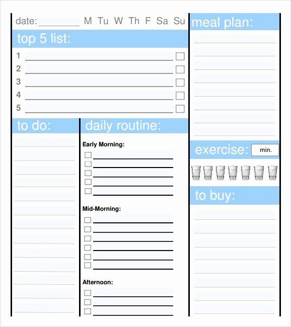 Real Estate Daily Planner Template Real Estate Daily Planner Template New Free Day Planner