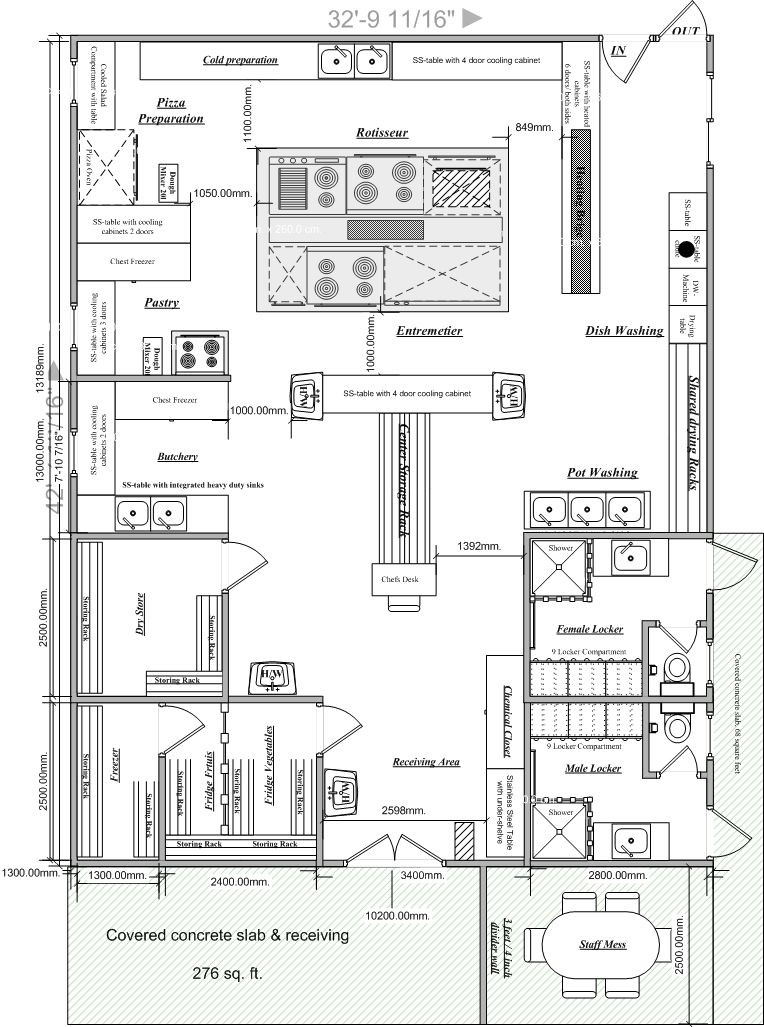Restaurant Floor Plan Template Blueprints Of Restaurant Kitchen Designs