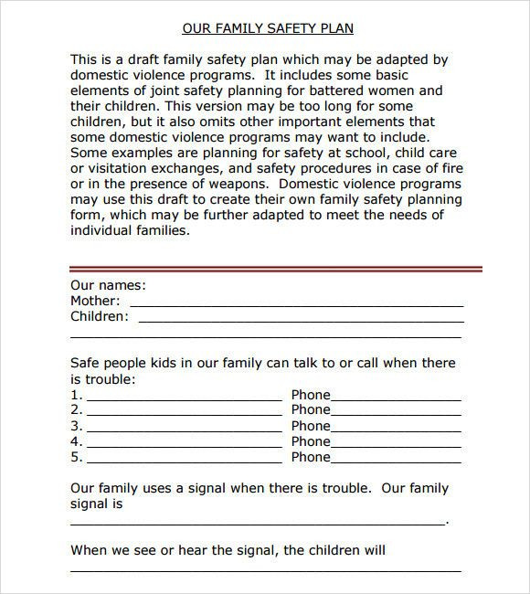 Safety Plan Template for Youth Pin On Action Plan Template Printable Design