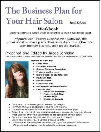 Salon Business Plan Template the Business Plan for Your Hair Salon