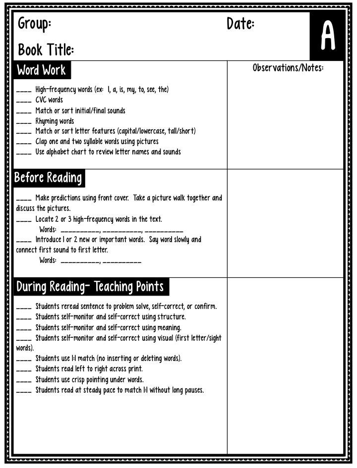 Shared Reading Lesson Plan Template Guided Reading for Primary Grades with A Freebie