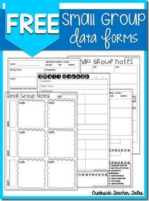 Small Group Instruction Planning Template Pin On Teacher Life